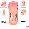 imageZak Designs Harmony Hello Kitty 20oz Water Bottle for Travel or At Home Recycled Stainless Steel is LeakProof When Closed and Vacuum Insulated with Straw Lid and Carry HandleDisney Princess Ariel  Mulan  Moana  Cinderella
