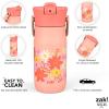 imageZak Designs Harmony Hello Kitty 20oz Water Bottle for Travel or At Home Recycled Stainless Steel is LeakProof When Closed and Vacuum Insulated with Straw Lid and Carry HandleFlower