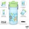 imageZak Designs Harmony Hello Kitty 20oz Water Bottle for Travel or At Home Recycled Stainless Steel is LeakProof When Closed and Vacuum Insulated with Straw Lid and Carry HandleBluey Bluey  Bingo  Muffin