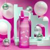 imageZak Designs Harmony Hello Kitty 20oz Water Bottle for Travel or At Home Recycled Stainless Steel is LeakProof When Closed and Vacuum Insulated with Straw Lid and Carry HandleBarbiePink