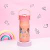 imageZak Designs Harmony Hello Kitty 20oz Water Bottle for Travel or At Home Recycled Stainless Steel is LeakProof When Closed and Vacuum Insulated with Straw Lid and Carry HandleDisney Princess Ariel  Mulan  Moana  Cinderella