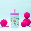 imageZak Designs SuperKitties Kelso Toddler Cups For Travel or At Home 12oz Vacuum Insulated Stainless Steel Sippy Cup With LeakProof Design is Perfect For Kids Ginny Sparks Buddy Bitsy