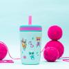 imageZak Designs SuperKitties Kelso Toddler Cups For Travel or At Home 12oz Vacuum Insulated Stainless Steel Sippy Cup With LeakProof Design is Perfect For Kids Ginny Sparks Buddy Bitsy