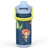 imageZak Designs Beacon Insulated Bottle Disney Minnie Mouse  14 oz  Durable Stainless Steel  DoubleWall Vacuum Insulation Silicone Spout ampamp PushButton LeakProof Lid  Dishwasher SafeToy Story