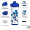 imageZak Designs Beacon Insulated Bottle Disney Minnie Mouse  14 oz  Durable Stainless Steel  DoubleWall Vacuum Insulation Silicone Spout ampamp PushButton LeakProof Lid  Dishwasher SafeSonic the Hedgehog