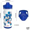 imageZak Designs Beacon Insulated Bottle Disney Minnie Mouse  14 oz  Durable Stainless Steel  DoubleWall Vacuum Insulation Silicone Spout ampamp PushButton LeakProof Lid  Dishwasher SafeSonic the Hedgehog