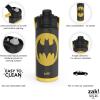 imageZak Designs Beacon Insulated Bottle Disney Minnie Mouse  14 oz  Durable Stainless Steel  DoubleWall Vacuum Insulation Silicone Spout ampamp PushButton LeakProof Lid  Dishwasher SafeBatman