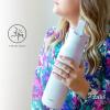 imageZak Designs Harmony Water Bottle for Travel or At Home 32oz Stainless Steel is LeakProof When Closed and Vacuum Insulated with Straw Lid and Carry Handle Provence BlueDisney Lilo  Stitch