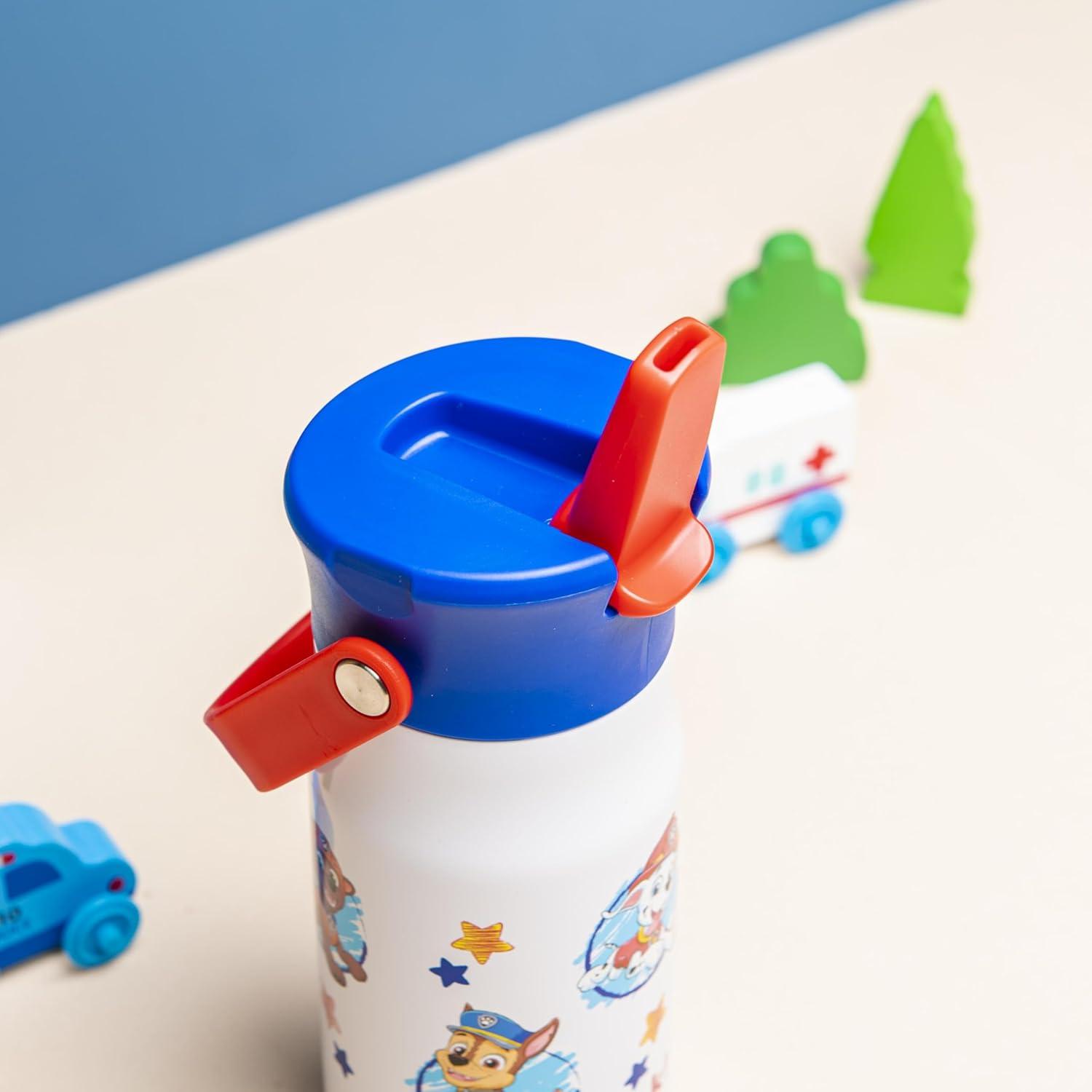 imageZak Designs Harmony Water Bottle Benefiting St Jude For Travel or At Home 32oz Stainless Steel is LeakProof When Closed and Vacuum Insulated with Straw Lid and Carry Handle Purple OmbrePAW Patrol