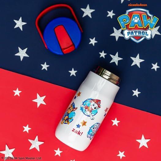 imageZak Designs Harmony Water Bottle Benefiting St Jude For Travel or At Home 32oz Stainless Steel is LeakProof When Closed and Vacuum Insulated with Straw Lid and Carry Handle Purple OmbrePAW Patrol