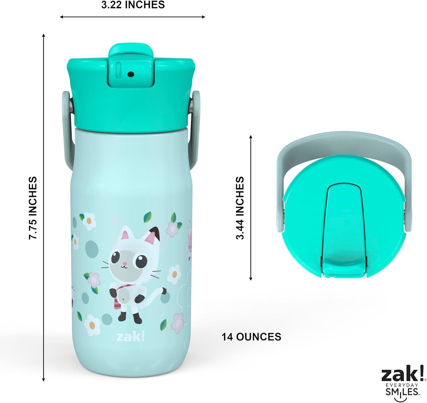 imageZak Designs Harmony Water Bottle Benefiting St Jude For Travel or At Home 32oz Stainless Steel is LeakProof When Closed and Vacuum Insulated with Straw Lid and Carry Handle Purple OmbreGabbys Dollhouse