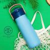imageZak Designs Harmony Water Bottle Benefiting St Jude For Travel or At Home 32oz Stainless Steel is LeakProof When Closed and Vacuum Insulated with Straw Lid and Carry Handle Purple OmbreDisneys Stitch