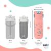 imageZak Designs Harmony Water Bottle Benefiting St Jude For Travel or At Home 32oz Stainless Steel is LeakProof When Closed and Vacuum Insulated with Straw Lid and Carry Handle Purple OmbreDisneys Stitch
