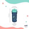 imageZak Designs Harmony Water Bottle Benefiting St Jude For Travel or At Home 32oz Stainless Steel is LeakProof When Closed and Vacuum Insulated with Straw Lid and Carry Handle Purple OmbreSt Jude Space