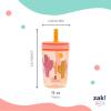 imageZak Designs Kelso Toddler Tumblers Benefiting St Jude For Travel or At Home 15oz 2Pack Durable Plastic Sippy Cups With LeakProof Design is Perfect For Kids Floral and CactusSt Jude Floral and Cactus