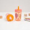 imageZak Designs Kelso Toddler Tumblers Benefiting St Jude For Travel or At Home 15oz 2Pack Durable Plastic Sippy Cups With LeakProof Design is Perfect For Kids Floral and CactusSt Jude Floral and Cactus