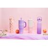 imageZak Designs Sutton Travel Tumbler Benefiting St Jude For On the Go 40oz Stainless Steel with Vacuum Insulation Silicone Straw and Carry Handle for Cold Drinks HopeSt Jude Pink Ombre