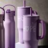 imageZak Designs Sutton Travel Tumbler Benefiting St Jude For On the Go 40oz Stainless Steel with Vacuum Insulation Silicone Straw and Carry Handle for Cold Drinks HopeSt Jude Hope