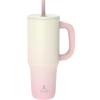 imageZak Designs Sutton Travel Tumbler Benefiting St Jude For On the Go 40oz Stainless Steel with Vacuum Insulation Silicone Straw and Carry Handle for Cold Drinks HopeSt Jude Pink Ombre