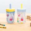 imageZak Designs Bluey Capri Toddler Tumbler For Travel or At Home 10oz 2Pack Durable Plastic Sippy Cups With Handle and LeakProof Design are Perfect For Kids Bluey and BingoPeppa Pig 9oz