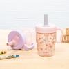 imageZak Designs Bluey Capri Toddler Tumbler For Travel or At Home 10oz 2Pack Durable Plastic Sippy Cups With Handle and LeakProof Design are Perfect For Kids Bluey and BingoSpringtime  Pink 10oz