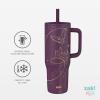 imageZak Designs Harry Potter Sutton Travel Tumbler for On the Go 30oz Stainless Steel with Vacuum Insulation Silicone Straw and Carry Handle for Cold Drinks HogwartsHarry Potter