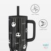 imageZak Designs Harry Potter Sutton Travel Tumbler for On the Go 30oz Stainless Steel with Vacuum Insulation Silicone Straw and Carry Handle for Cold Drinks HogwartsThe Nightmare Before Christmas