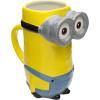 imageZak Designs Despicable Me and Minions The Rise of Gru Kevin Stuart Otto and Bob 3D Sculpted Ceramic Coffee Mugs for Hot Drinks 4Piece SetKevin the Minion