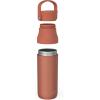 imageZak Designs Harmony Water Bottle for Travel or At Home 32oz Recycled Stainless Steel is LeakProof and Vacuum Insulated with Chug Opening and Carry Handle Sienna Red