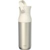 imageZak Designs Harmony Water Bottle for Travel or At Home 32oz Recycled Stainless Steel is LeakProof and Vacuum Insulated with Chug Opening and Carry Handle Ivory White