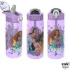 imageZak Designs Disney The Little Mermaid 2023 Kids Water Bottle For School or Travel 25oz Durable Plastic with PopUp Antimicrobial Spout and Cover Handle and LeakProof Ariel Sisters of the Sea