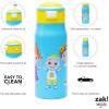 image:imageZak Designs Star Wars DoubleWall Vacuum Insulated 188 Stainless Steel Kids Mesa Water Bottle with FlipUp Straw Spout and Locking Spout Cover Durable Cup for Sports or Travel 135 ozThe ChildCoComelon