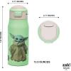 image:imageZak Designs Star Wars DoubleWall Vacuum Insulated 188 Stainless Steel Kids Mesa Water Bottle with FlipUp Straw Spout and Locking Spout Cover Durable Cup for Sports or Travel 135 ozThe ChildBaby YodaThe ChildGrogu