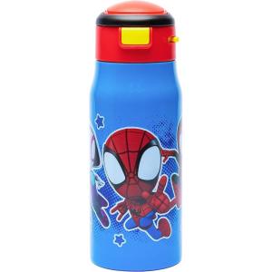 image:imageZak Designs Star Wars DoubleWall Vacuum Insulated 188 Stainless Steel Kids Mesa Water Bottle with FlipUp Straw Spout and Locking Spout Cover Durable Cup for Sports or Travel 135 ozThe ChildSpidey And His Amazing Friends