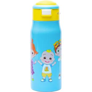 image:imageZak Designs Star Wars DoubleWall Vacuum Insulated 188 Stainless Steel Kids Mesa Water Bottle with FlipUp Straw Spout and Locking Spout Cover Durable Cup for Sports or Travel 135 ozThe ChildCoComelon