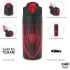 image:imageZak Designs Disney Mickey Mouse Sage Kids Water Bottle For School or Travel 16oz Durable Plastic Water Bottle With Straw Handle and LeakProof PopUp Spout Cover Clubhouse CrewMarvel SpiderMan