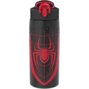image:imageZak Designs Disney Mickey Mouse Sage Kids Water Bottle For School or Travel 16oz Durable Plastic Water Bottle With Straw Handle and LeakProof PopUp Spout Cover Clubhouse CrewMarvel SpiderMan