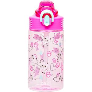 image:imageZak Designs Disney Mickey Mouse Sage Kids Water Bottle For School or Travel 16oz Durable Plastic Water Bottle With Straw Handle and LeakProof PopUp Spout Cover Clubhouse CrewGabbys Dollhouse Pandy Paws