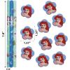 image:imageZak Designs Disney Princess 78 Reusable Plastic Straw Bundle for Kids Hydration Includes Fun Drink Sippers and Removable Character Medallion Decorations PRYOV920PRYOV920