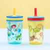 image:imageZak Designs Disney Pixar Toy Story Kelso Toddler Tumblers For Travel or At Home 15oz 2Pack Durable Plastic Sippy Cups With LeakProof Design is Perfect For Kids Woody Buzz amp FriendsToy Story Woody  Buzz  Friends