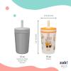 image:imageZak Designs Disney Pixar Toy Story Kelso Toddler Tumblers For Travel or At Home 15oz 2Pack Durable Plastic Sippy Cups With LeakProof Design is Perfect For Kids Woody Buzz amp FriendsSilly Goose  Harvest