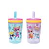 image:imageZak Designs Disney Pixar Toy Story Kelso Toddler Tumblers For Travel or At Home 15oz 2Pack Durable Plastic Sippy Cups With LeakProof Design is Perfect For Kids Woody Buzz amp FriendsGinny  Sparks  Buddy  Bitsy Disneys SuperKitties