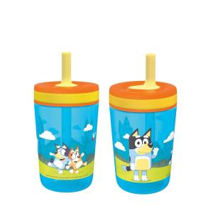 image:imageZak Designs Disney Pixar Toy Story Kelso Toddler Tumblers For Travel or At Home 15oz 2Pack Durable Plastic Sippy Cups With LeakProof Design is Perfect For Kids Woody Buzz amp FriendsBluey
