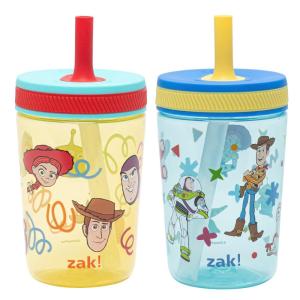 image:imageZak Designs Disney Pixar Toy Story Kelso Toddler Tumblers For Travel or At Home 15oz 2Pack Durable Plastic Sippy Cups With LeakProof Design is Perfect For Kids Woody Buzz amp FriendsToy Story Woody  Buzz  Friends