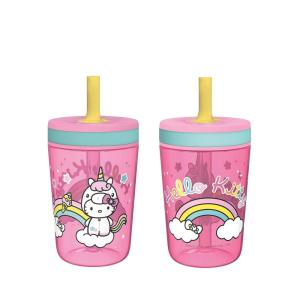 image:imageZak Designs Disney Pixar Toy Story Kelso Toddler Tumblers For Travel or At Home 15oz 2Pack Durable Plastic Sippy Cups With LeakProof Design is Perfect For Kids Woody Buzz amp FriendsHello Kitty