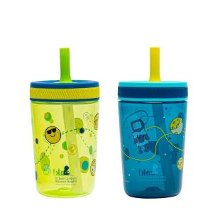 image:imageZak Designs Disney Pixar Toy Story Kelso Toddler Tumblers For Travel or At Home 15oz 2Pack Durable Plastic Sippy Cups With LeakProof Design is Perfect For Kids Woody Buzz amp FriendsSt Jude Space and Smiles