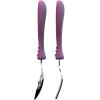 image:imageZak Designs Disney Minnie Mouse Easy Grip Flatware Fork And Spoon Utensil Set  Perfect for Toddler Hands With Fun Characters Contoured Handles And Textured Grips Minnie Mouse 2piece set