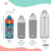 image:imageZak Designs Disney Pixar Toy Story Sage Kids Water Bottle For School or Travel 16oz Durable Plastic Water Bottle With Straw Handle and LeakProof PopUp Spout Cover Woody amp FriendsCars Lightning McQueen  Mater