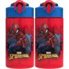image:imageZak Designs Disney Pixar Toy Story Sage Kids Water Bottle For School or Travel 16oz Durable Plastic Water Bottle With Straw Handle and LeakProof PopUp Spout Cover Woody amp FriendsSpiderman