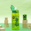 image:imageZak Designs Disney Pixar Toy Story Sage Kids Water Bottle For School or Travel 16oz Durable Plastic Water Bottle With Straw Handle and LeakProof PopUp Spout Cover Woody amp FriendsMinecraft Creeper